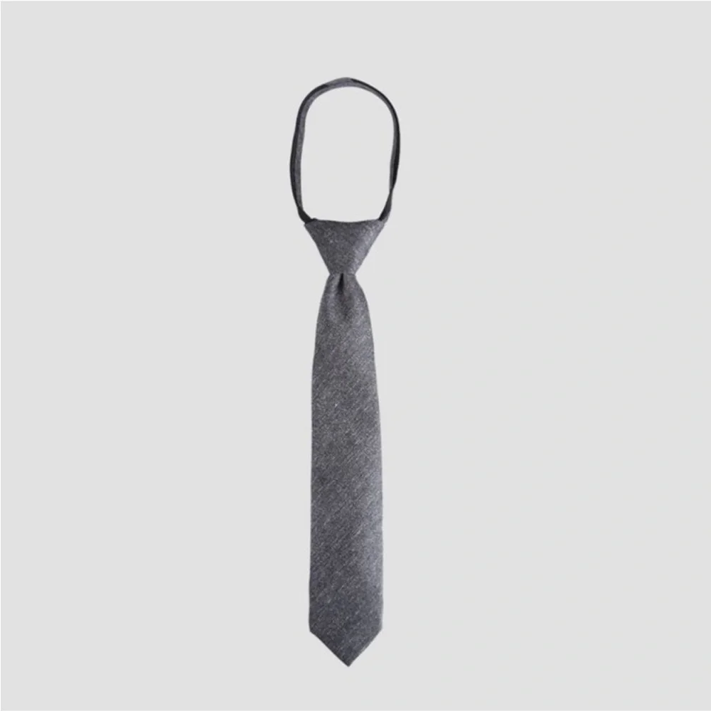 NWOT Boys’ Woven Zip Necktie - Cat & Jack Gray M/L